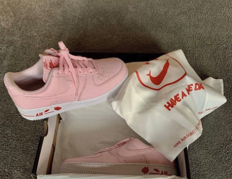 Air Force 1 Low ’Rose‘ Pink Foam/Pink Foam-University Red photo review