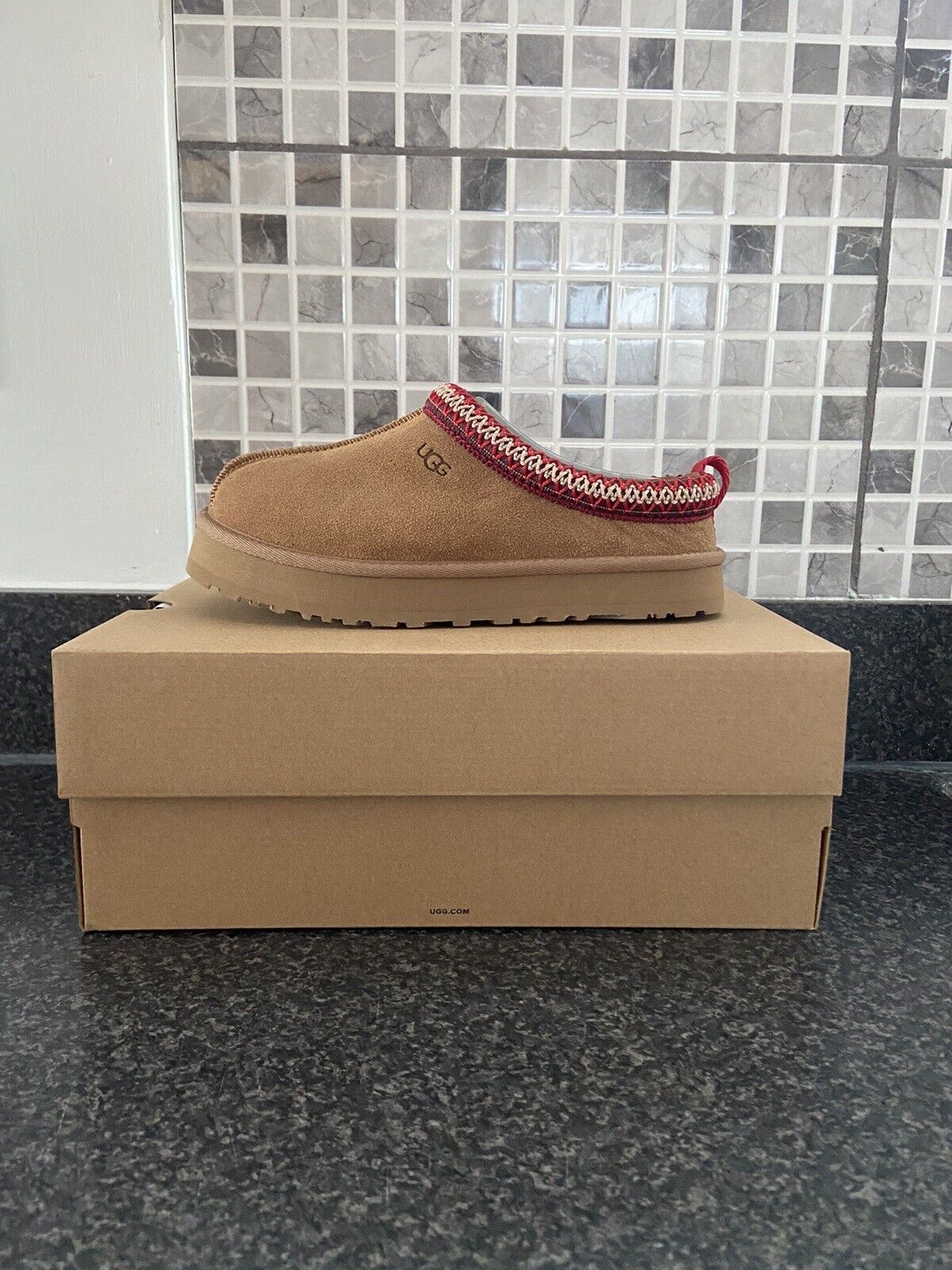 UGG Tazz Slipper Chestnut Womens photo review