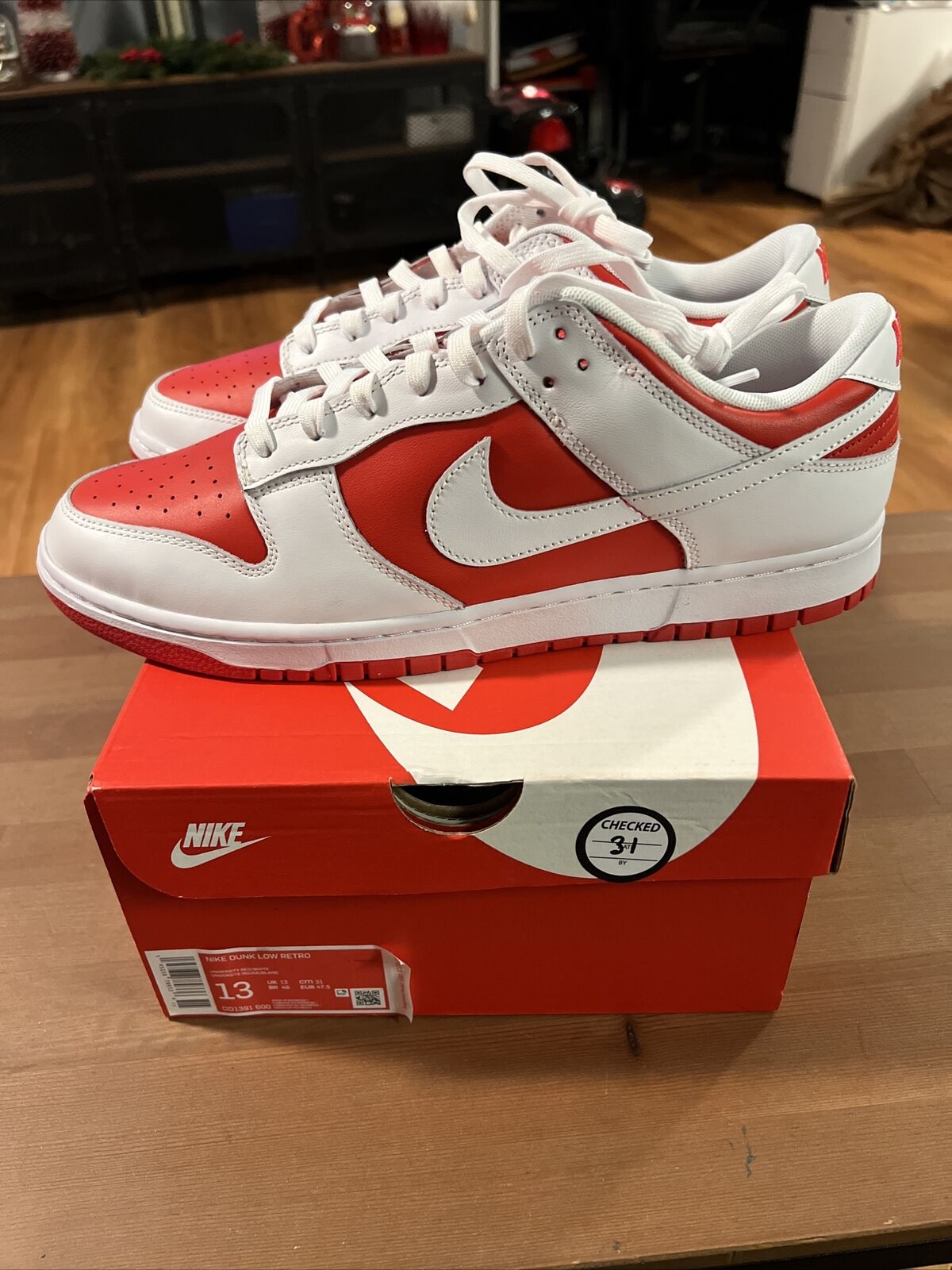 Nike Dunk Low University Red/White-Total Orange photo review